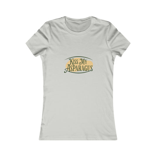 Women Who Garden Asparagus Kiss T-Shirt, Great for Mother's Days