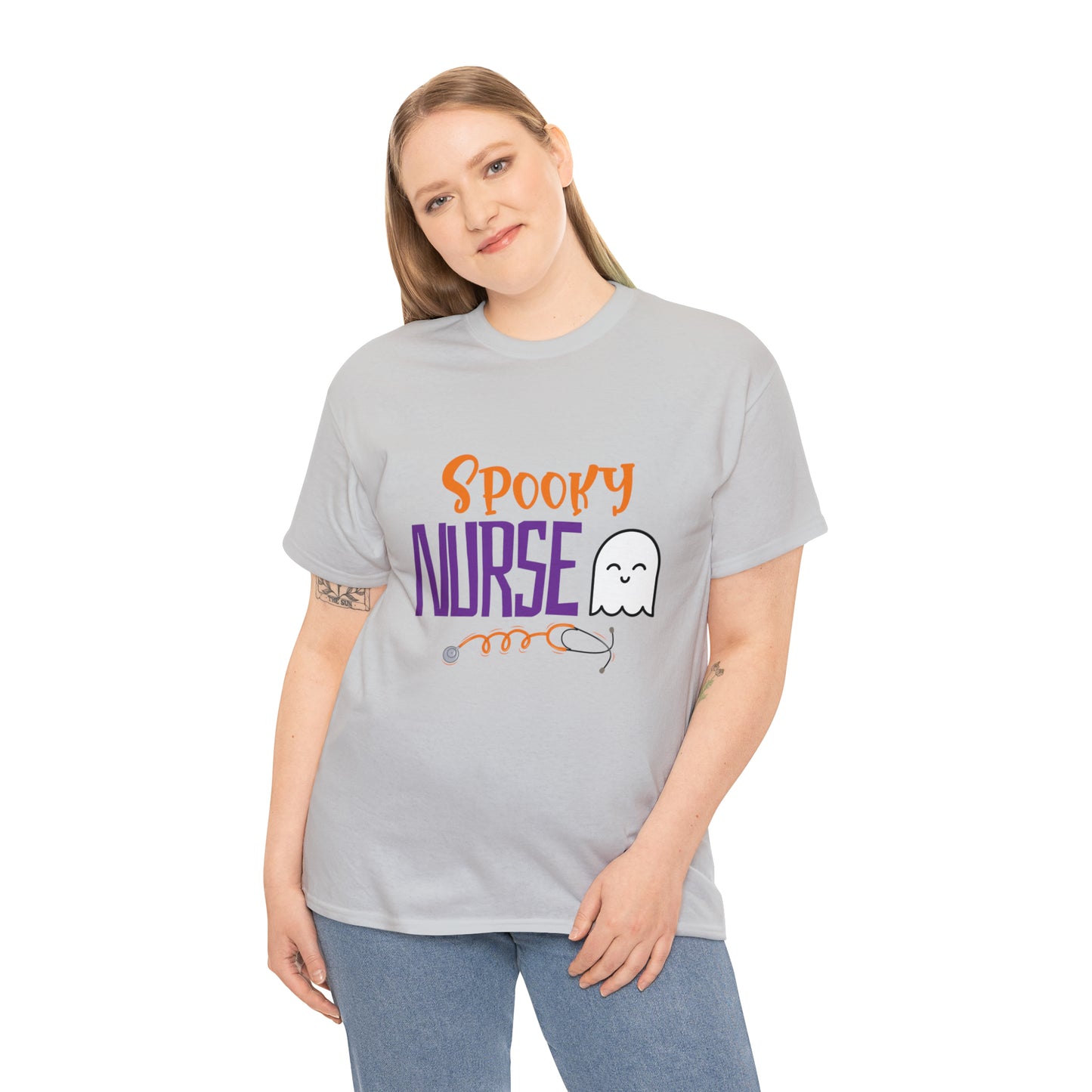 Spooky Nurse Halloween T-Shirt Fall Design