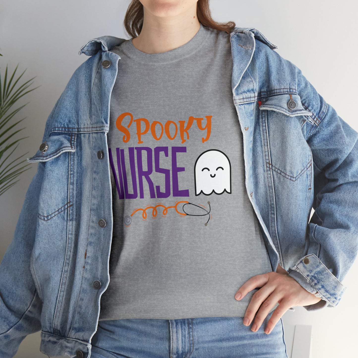 Spooky Nurse Halloween T-Shirt Fall Design