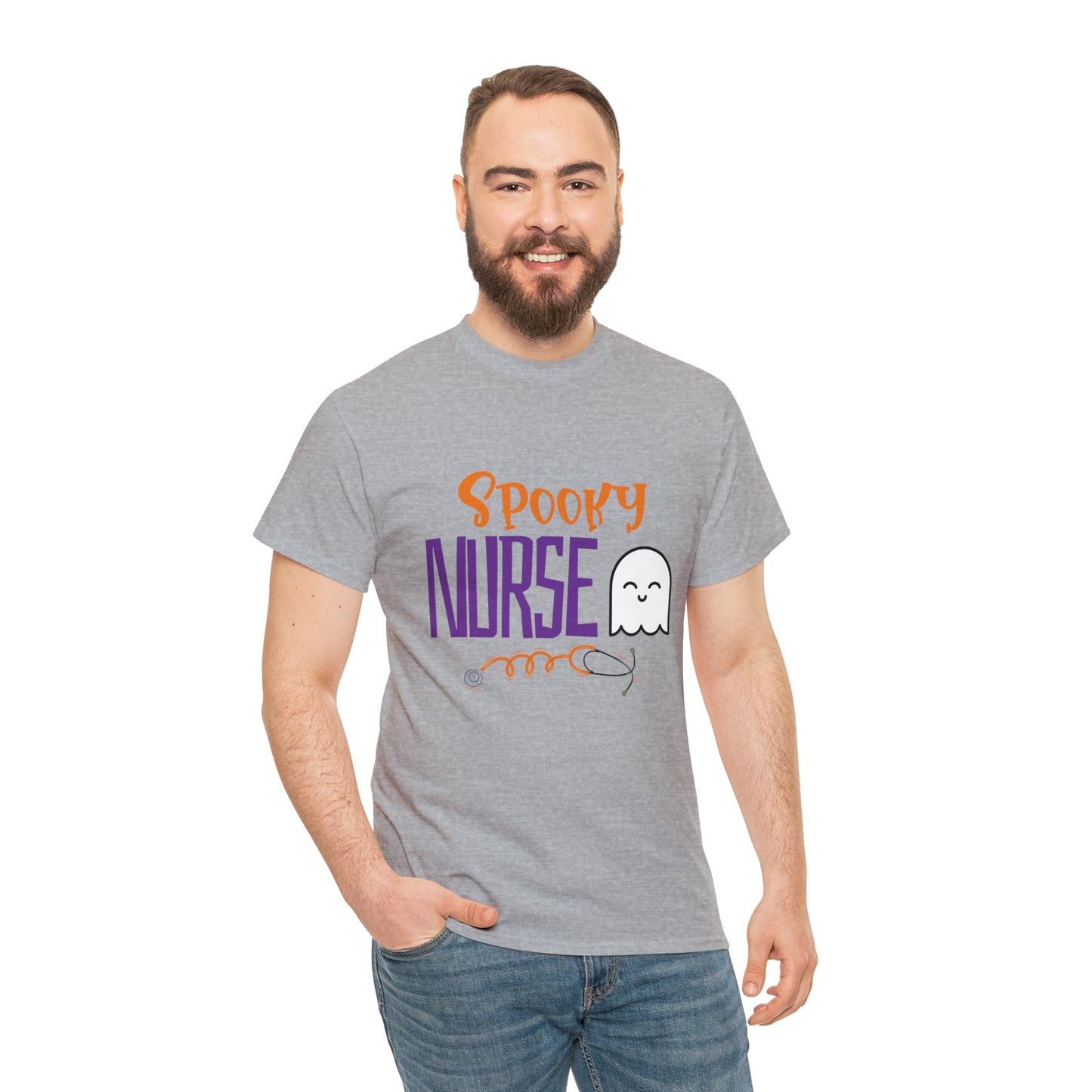 Spooky Nurse Halloween T-Shirt Fall Design