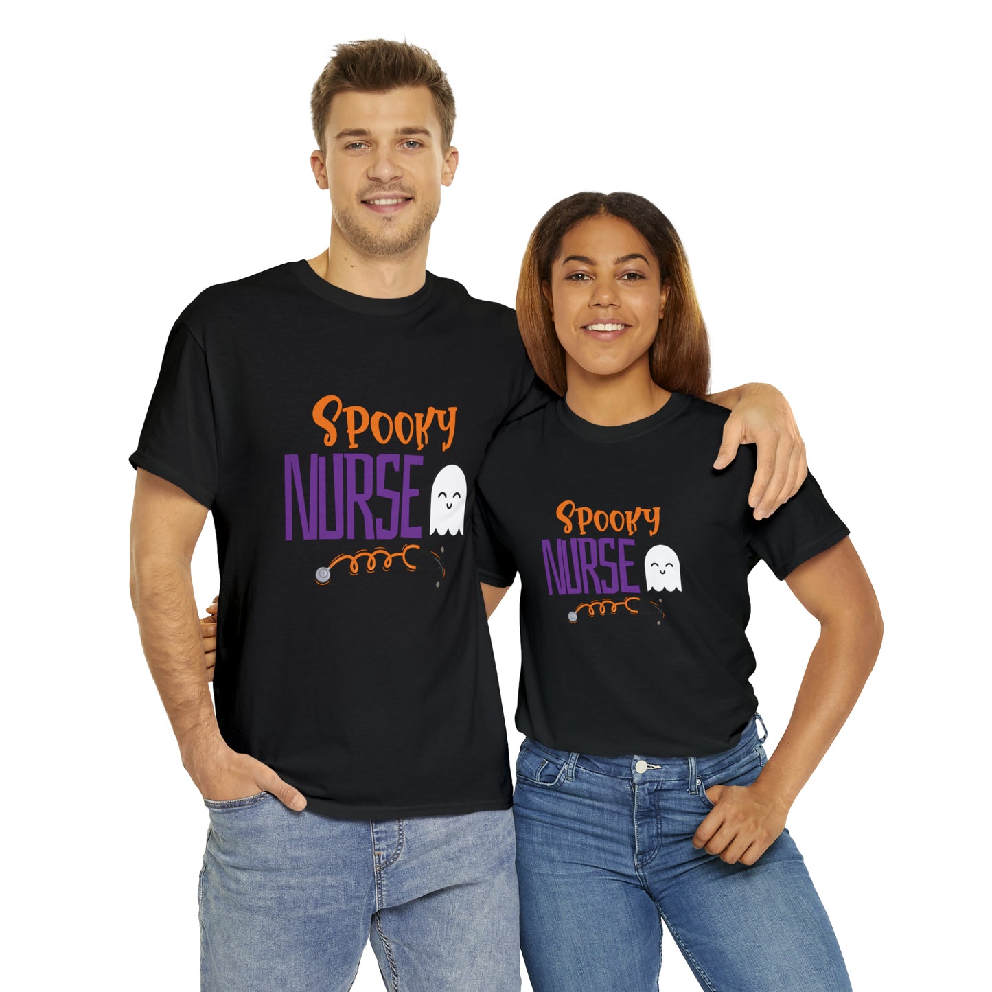 Spooky Nurse Halloween T-Shirt Fall Design