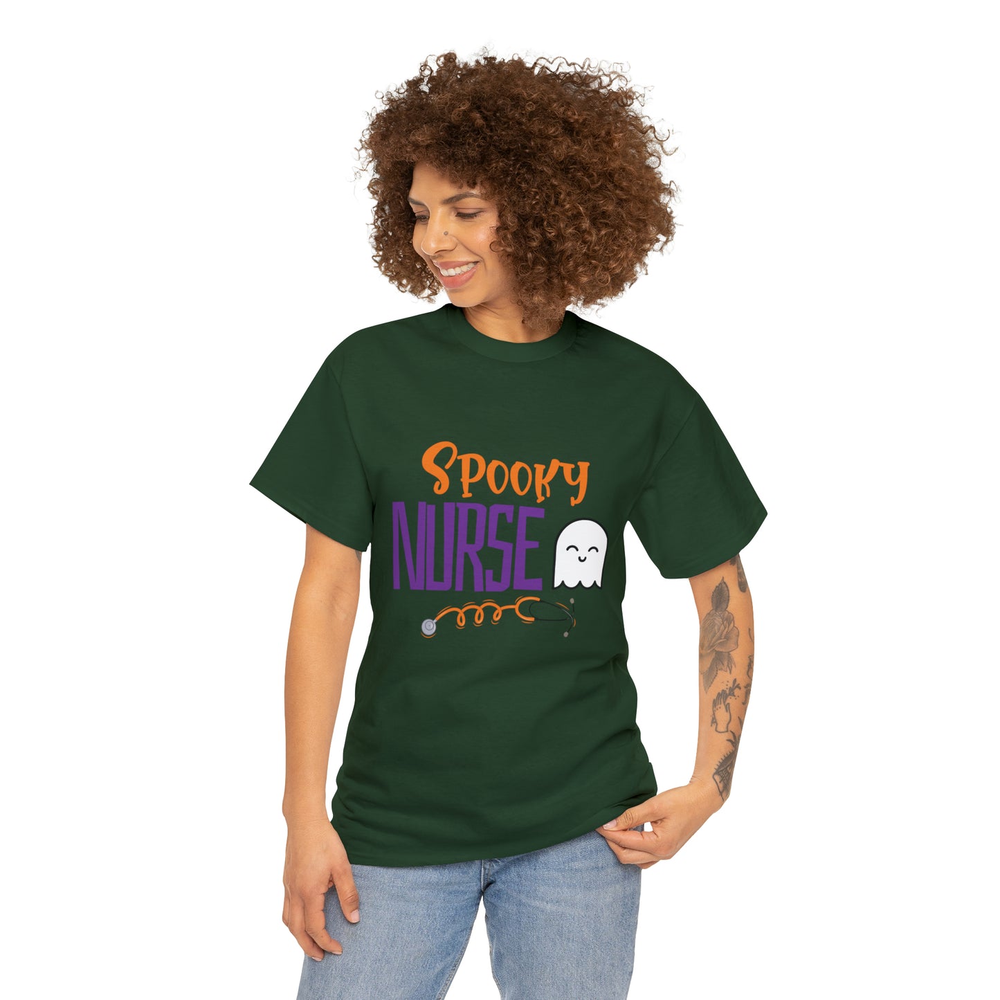 Spooky Nurse Halloween T-Shirt Fall Design