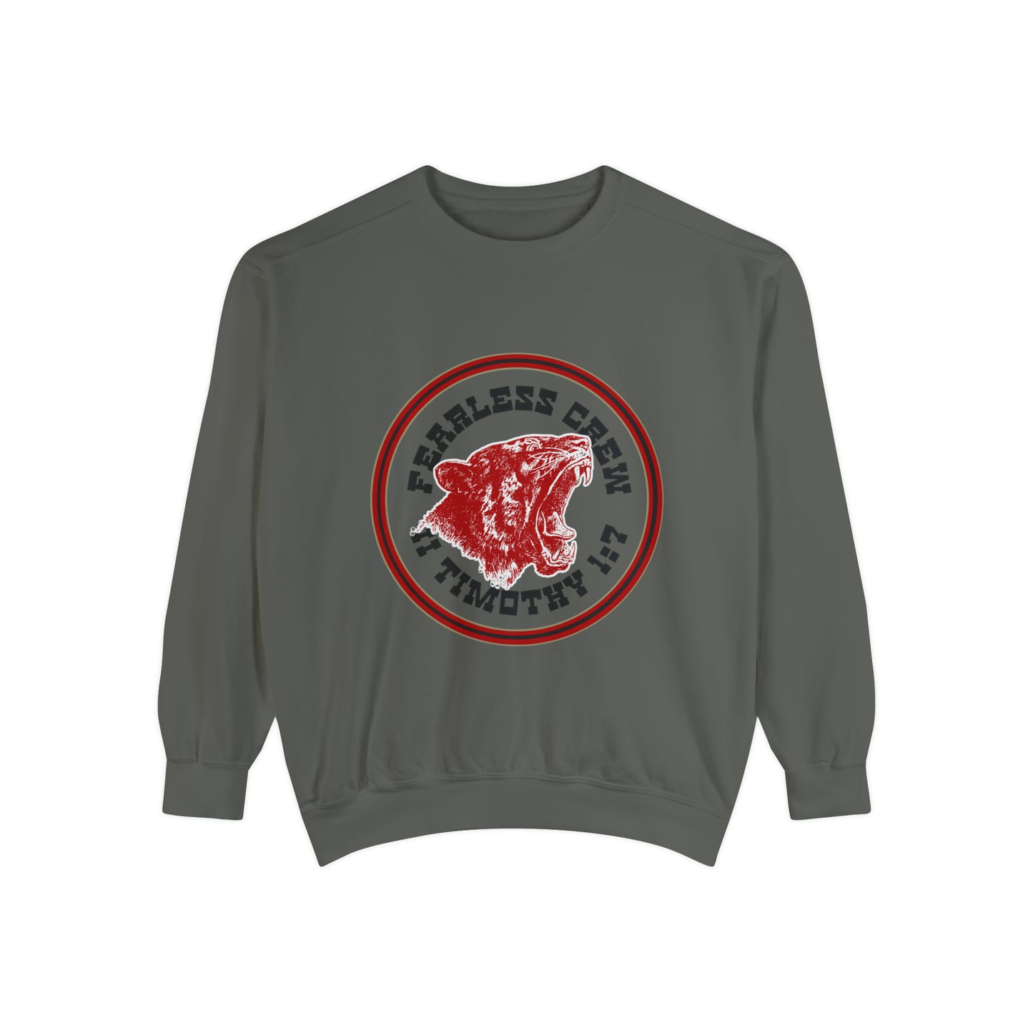 Fearless Crew Bold Tiger Sweatshirt II Timothy I verse 7