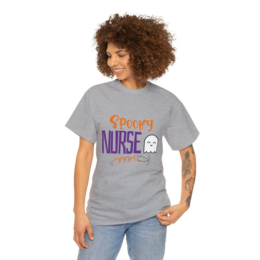 Spooky Nurse Halloween T-Shirt Fall Design