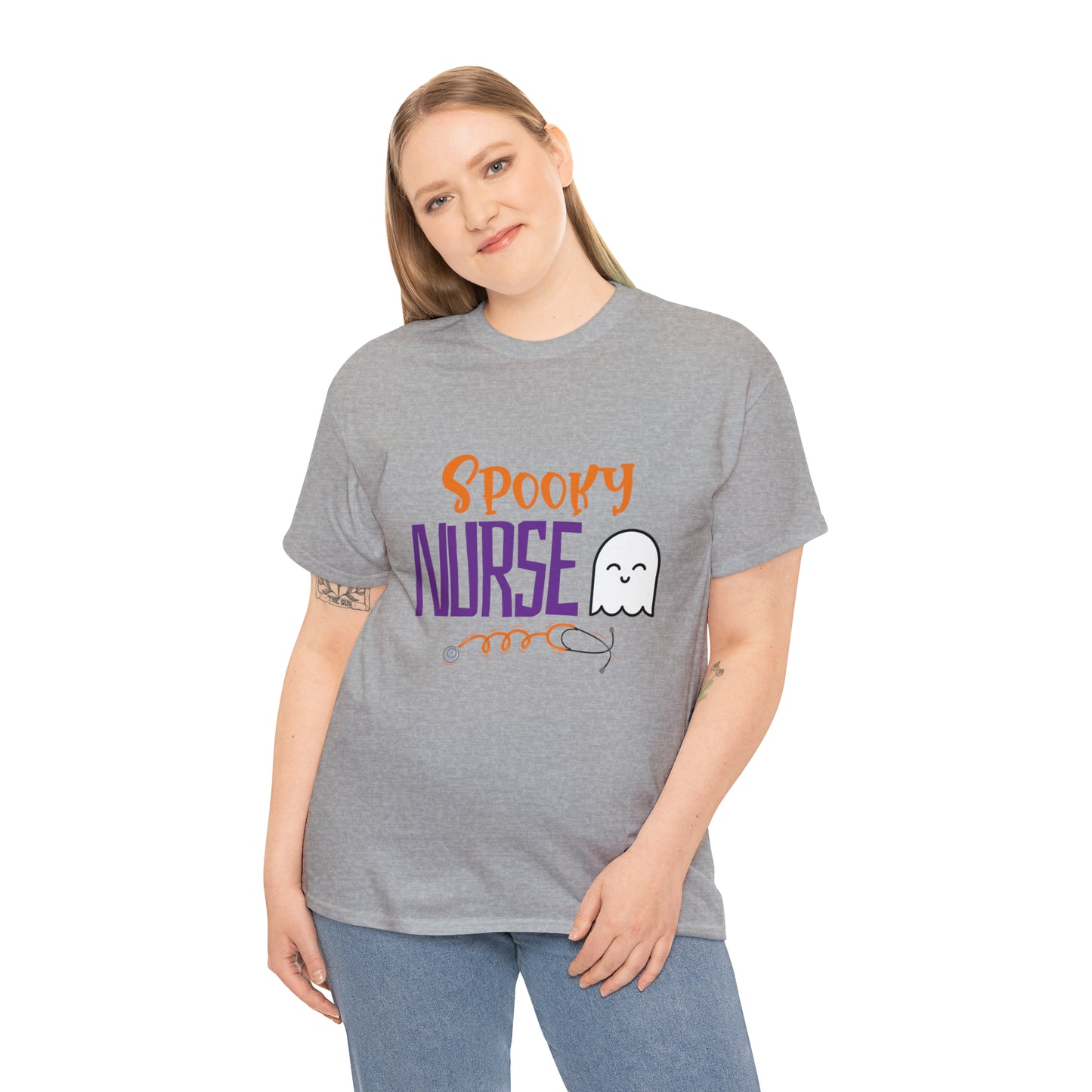 Spooky Nurse Halloween T-Shirt Fall Design