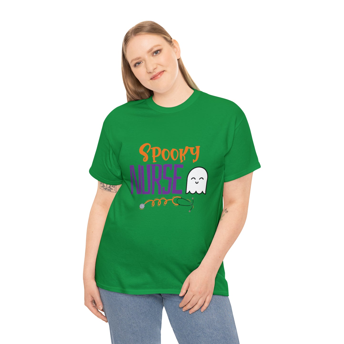 Spooky Nurse Halloween T-Shirt Fall Design