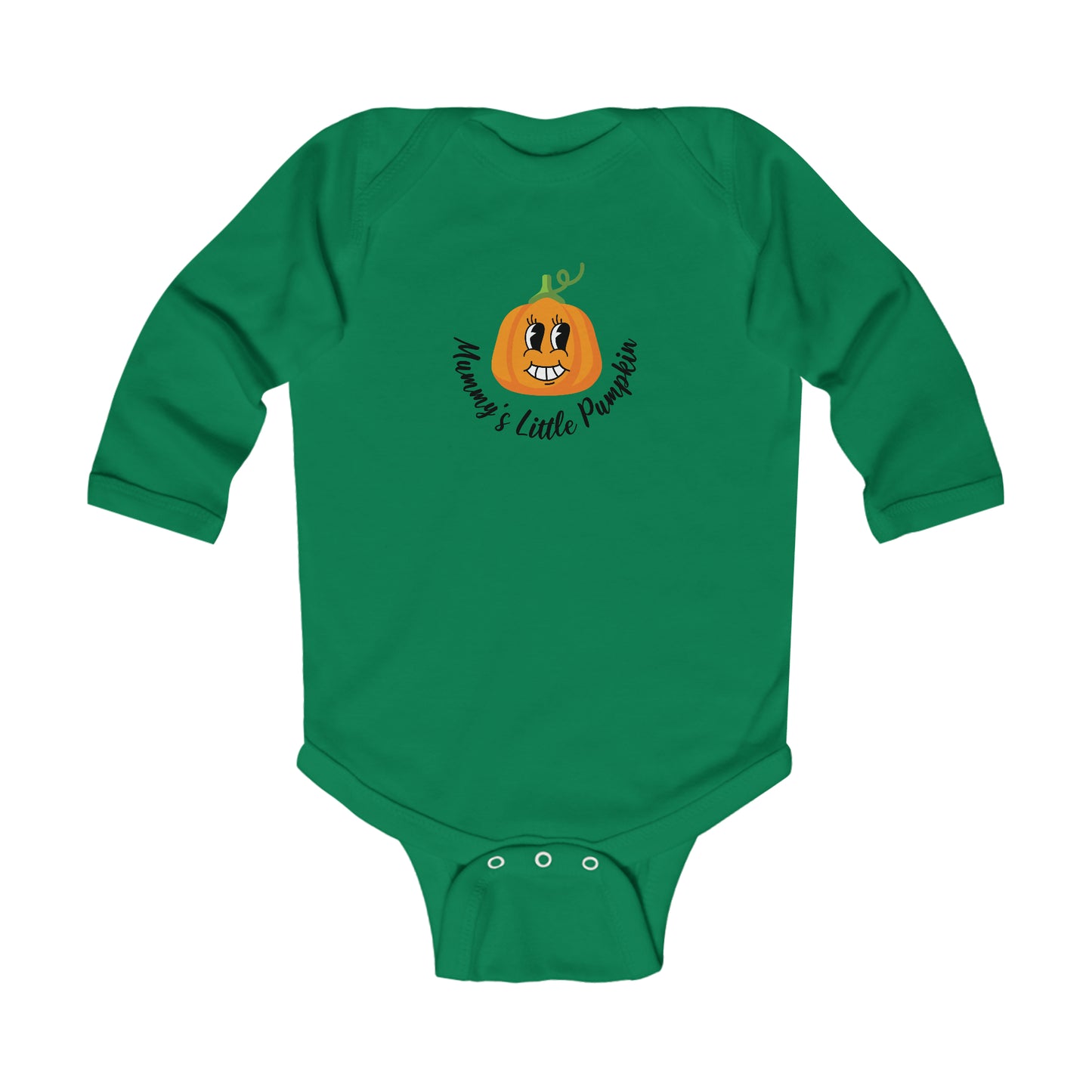 Mommy's Little Pumpkin Longsleeve Halloween Onesie Fall Clothing