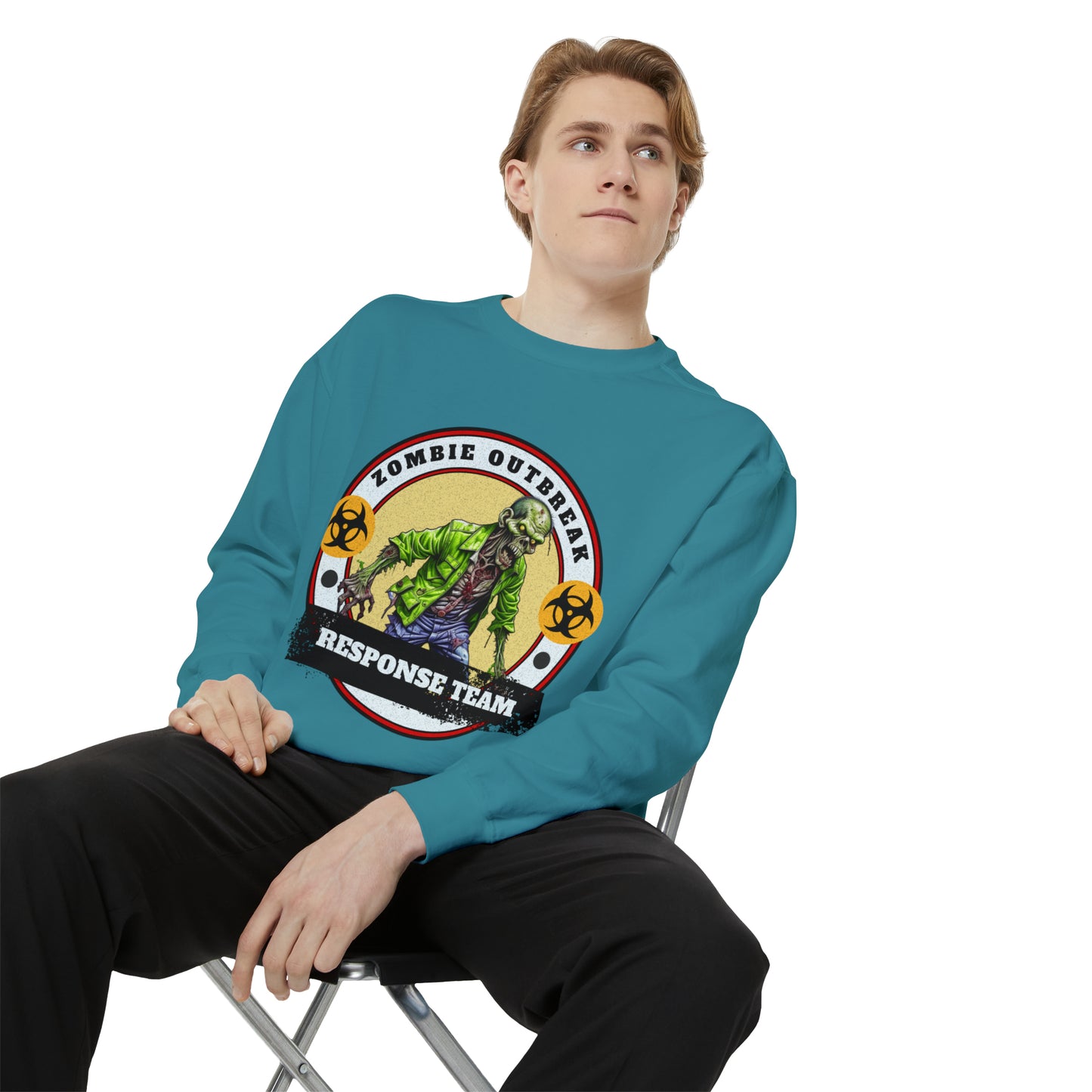 Zombie Outbreak Halloween Sweatshirt