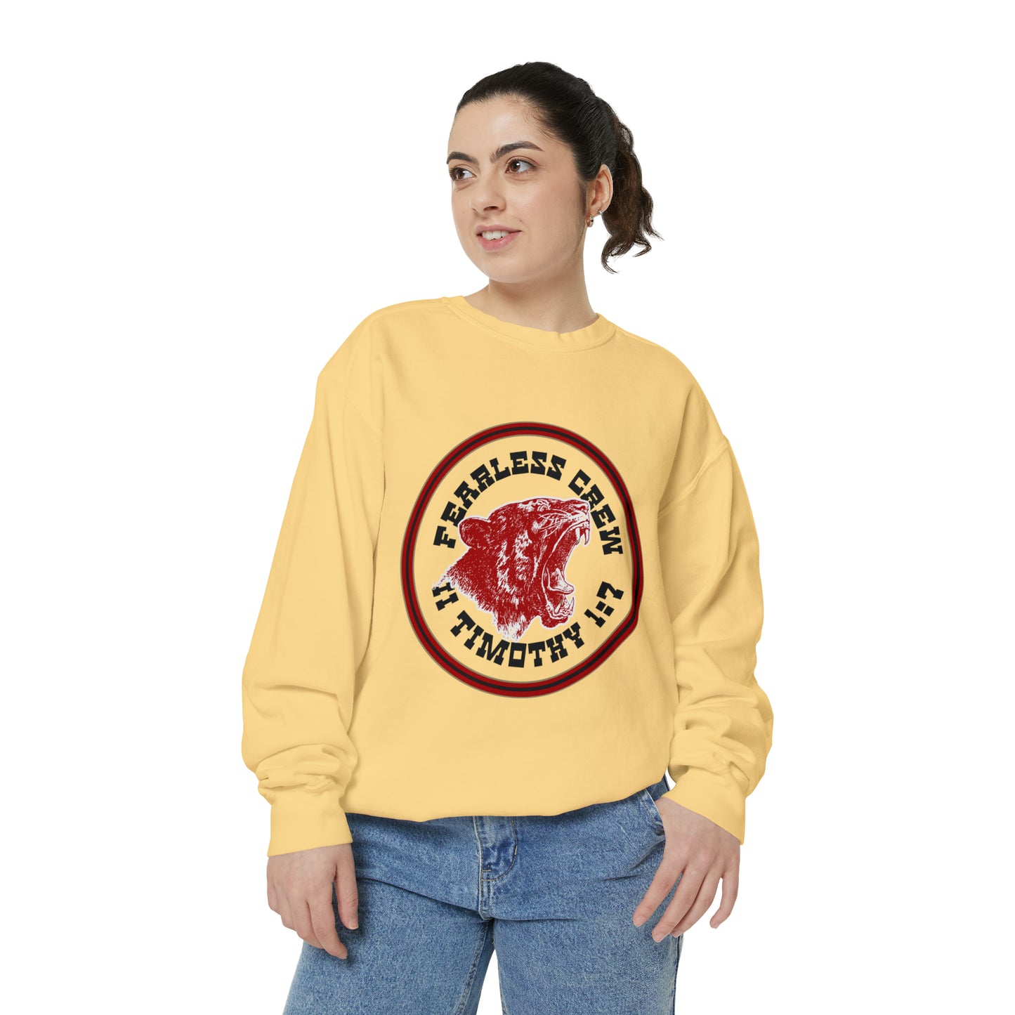 Fearless Crew Bold Tiger Sweatshirt II Timothy I verse 7