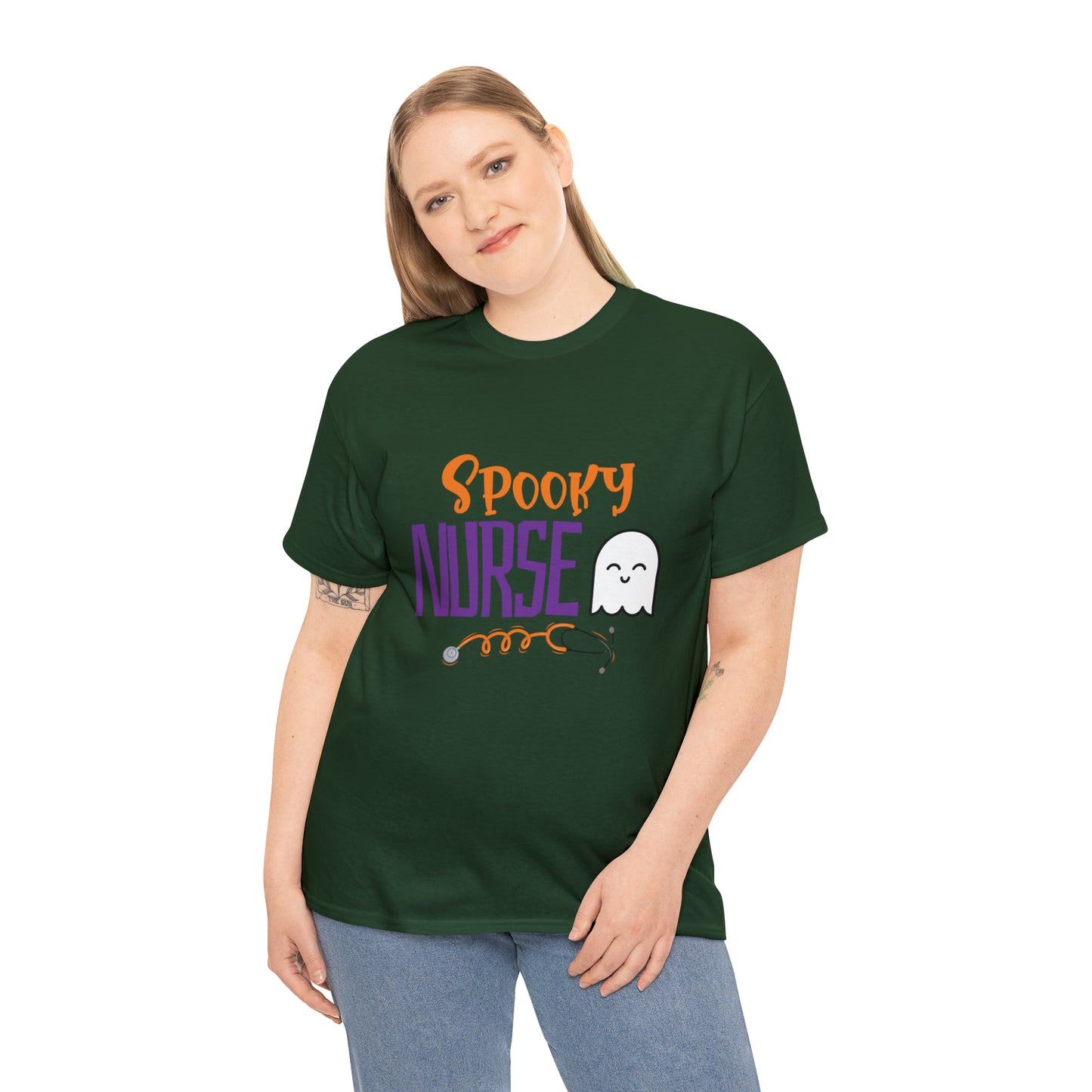 Spooky Nurse Halloween T-Shirt Fall Design