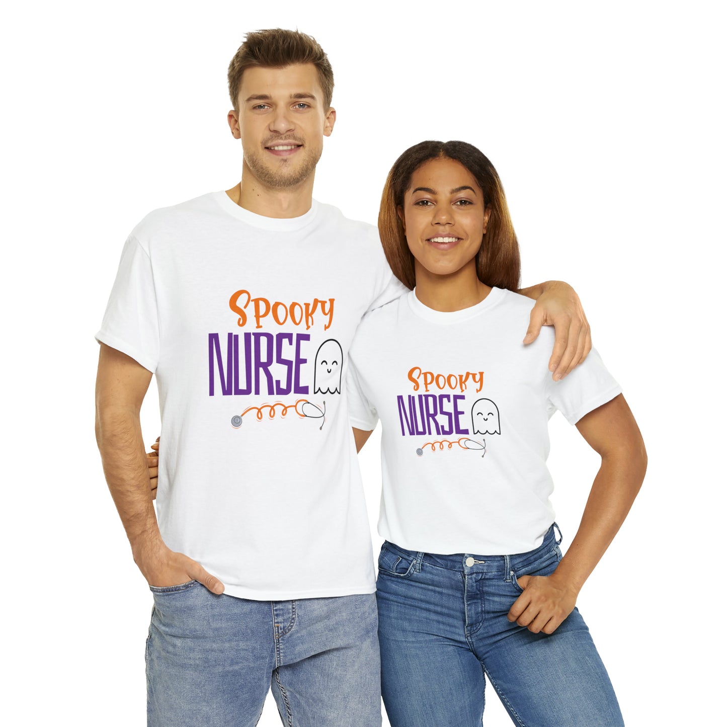 Spooky Nurse Halloween T-Shirt Fall Design