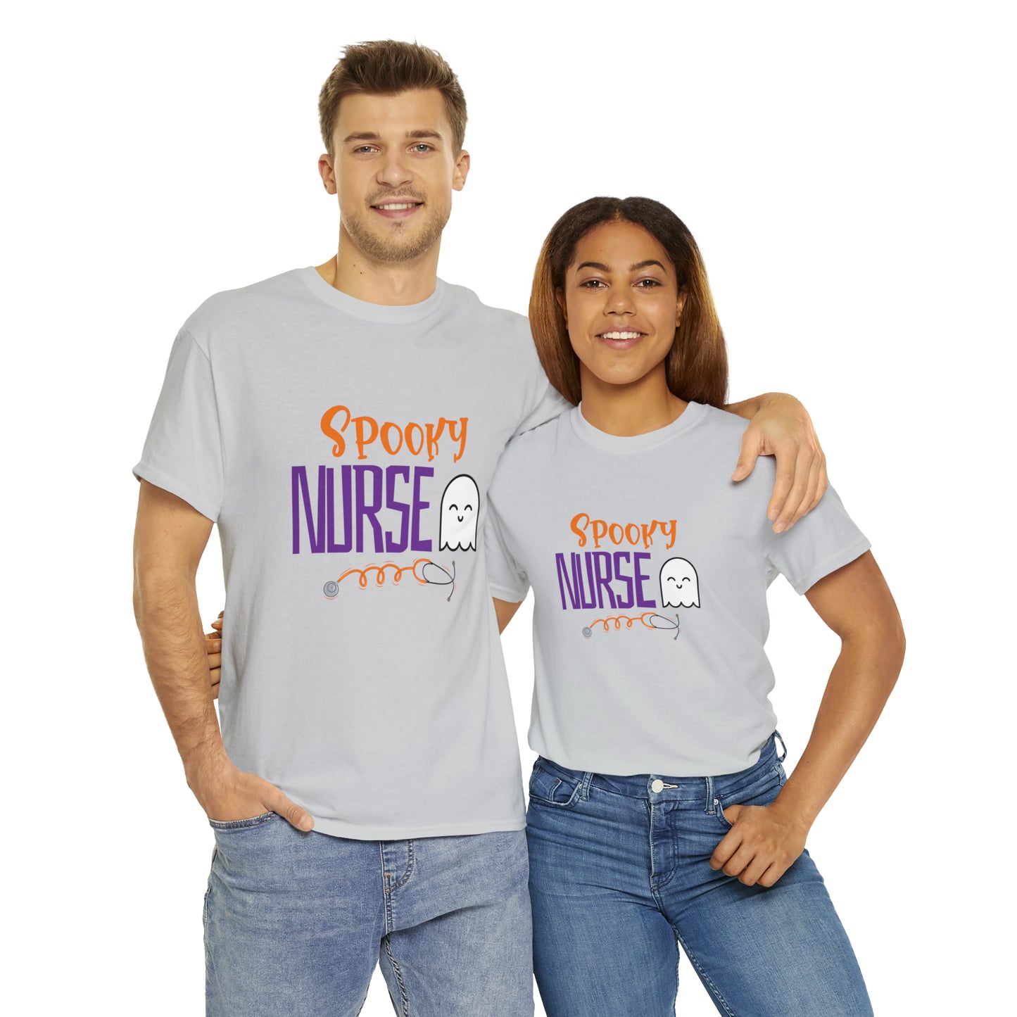 Spooky Nurse Halloween T-Shirt Fall Design