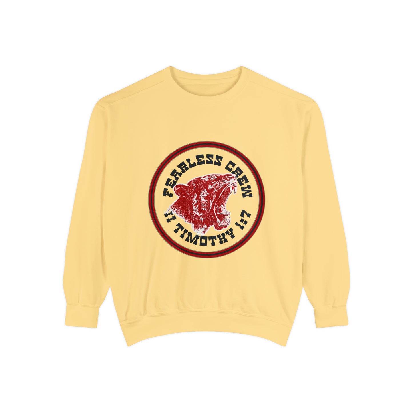 Fearless Crew Bold Tiger Sweatshirt II Timothy I verse 7