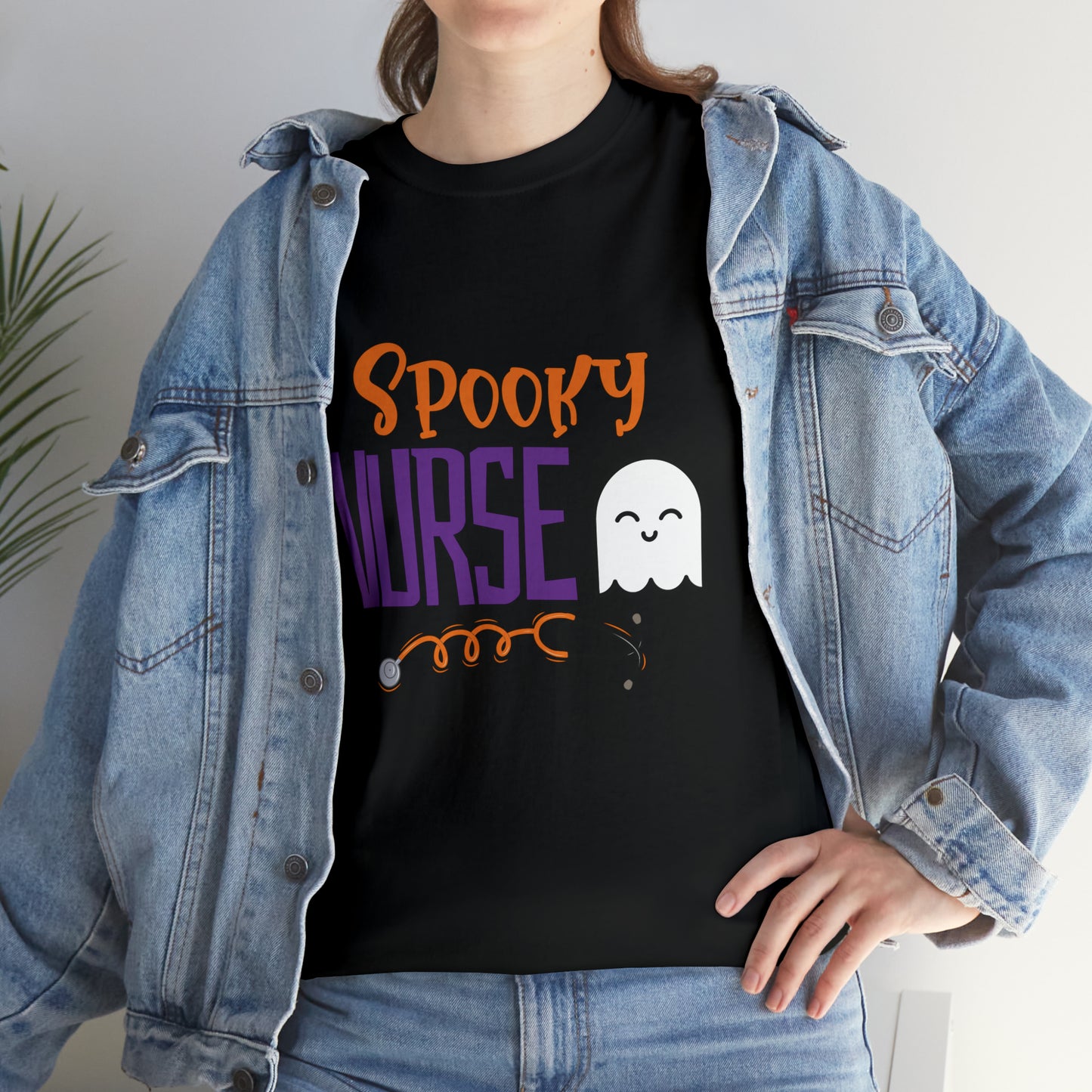 Spooky Nurse Halloween T-Shirt Fall Design